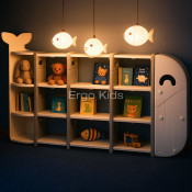 Стелаж для іграшок Mealux KD-E054 White Splash 