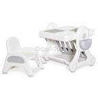 Детский комплект Mealux столик со стулом Robin KD-F051 White/Grey 