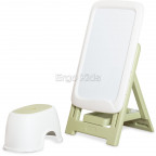 Детский мольберт для рисования со стулом Mealux Flint KD-G011 Green