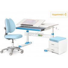 Комплект детской мебели парта Ergo-Kids TH-310 и кресло Y-412 Lite и тумба BD-C3