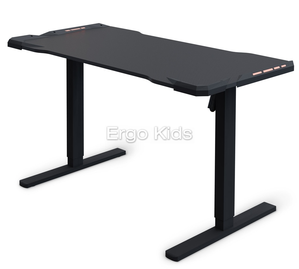 Стіл Mealux з електрорегулюванням висоти PowerDesk Evo-201 Carbon RGB
