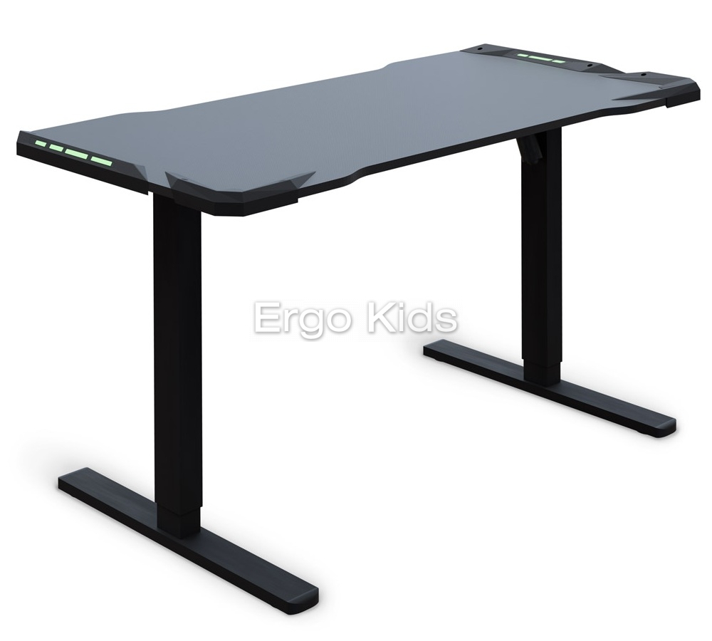 Стіл Mealux з електрорегулюванням висоти PowerDesk Evo-201 Carbon RGB