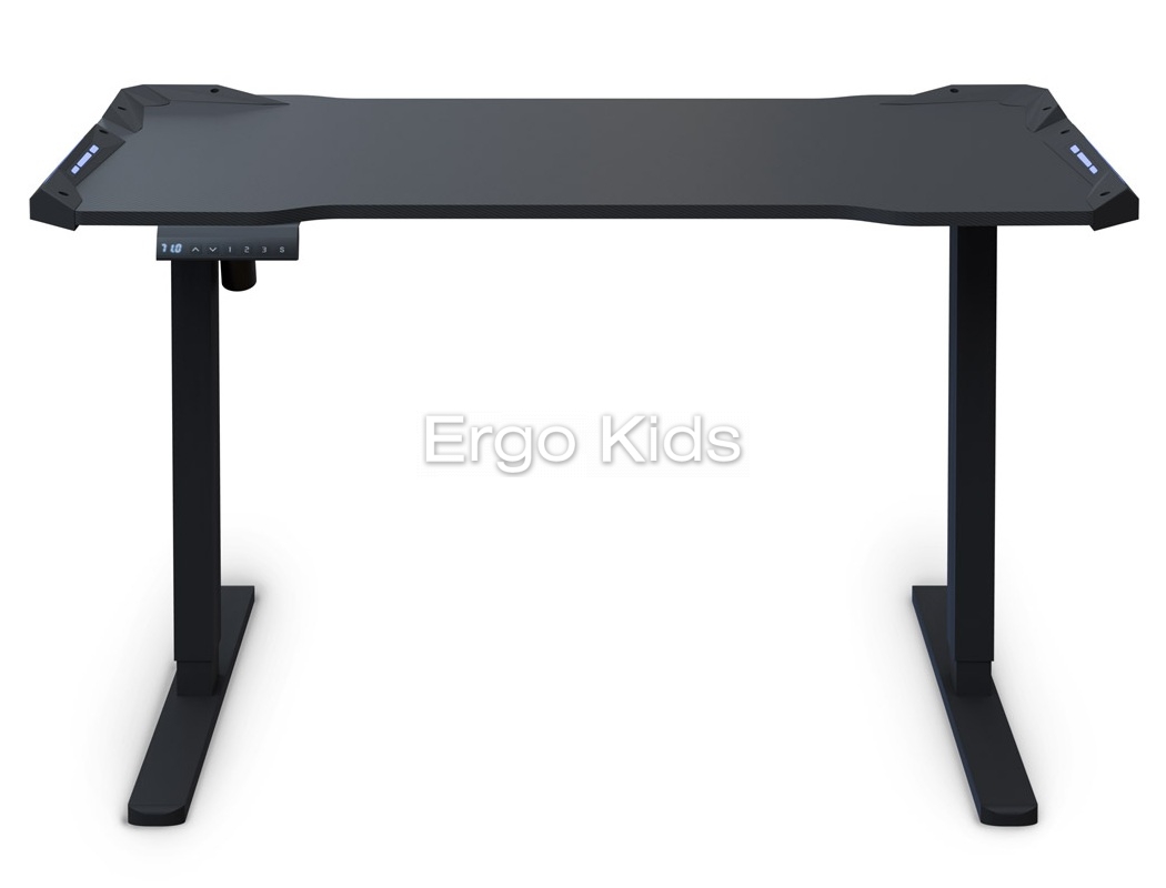 Стіл Mealux з електрорегулюванням висоти PowerDesk Evo-201 Carbon RGB